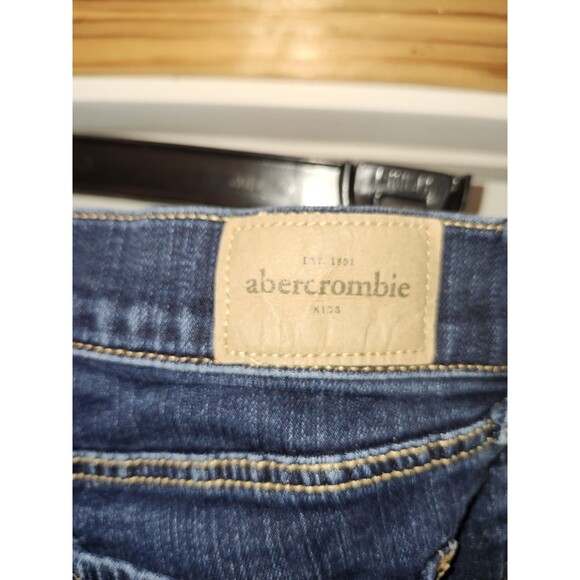Abercrombie Kids Girls Dark Wash Skinny Jeans Size 16 Kids Slim Fit - Picture 6 of 7